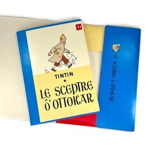 Tintin "King Ottokar's Scepter" Portfolio and Notebook